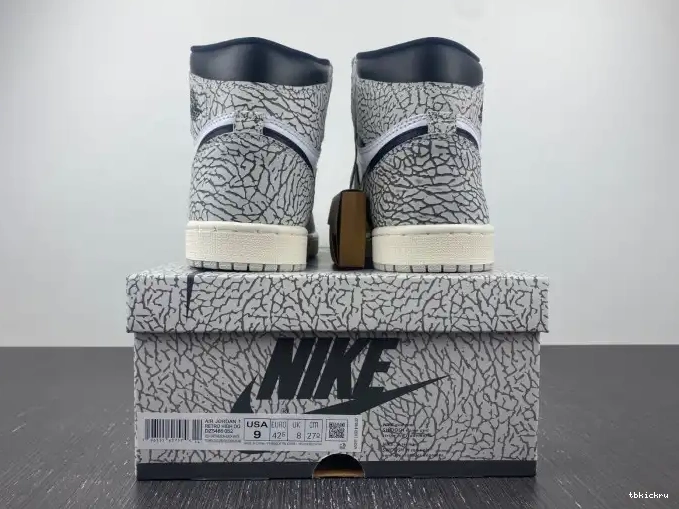 Reps TBK White Air Cement High Jordan 1 OG DZ5485-052 0529